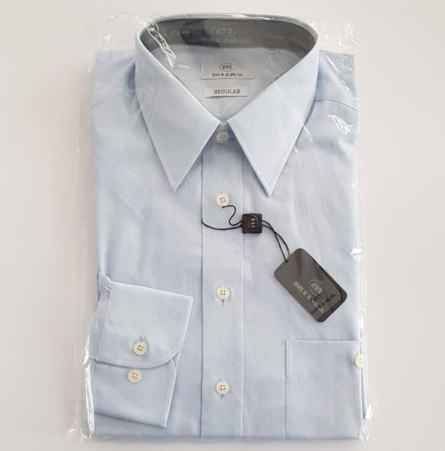 Original Mijas men’s business shirt Kent long sleeve blue regular size 40