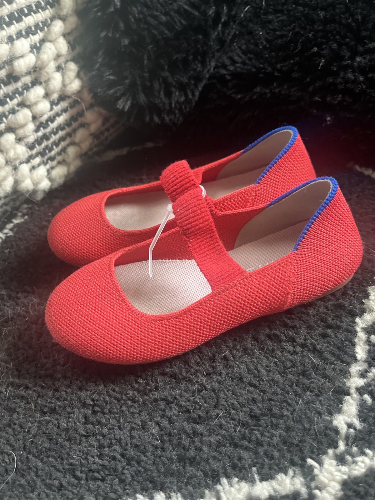 Rothy’s Authentic Toddler Maryjanes Red Gently Used Size 11