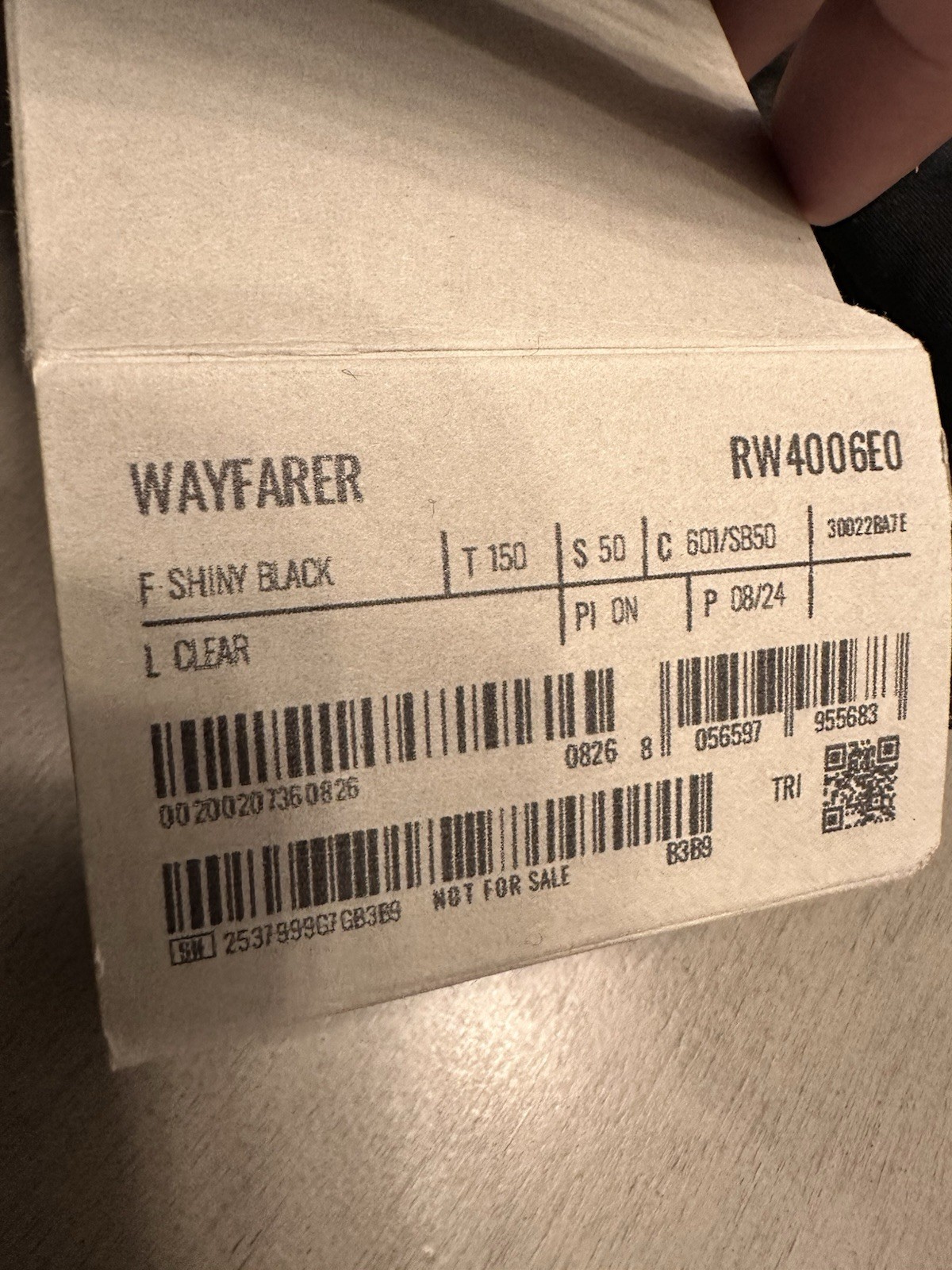 Rayban Wayfarer Pair Non-Tech Glassess