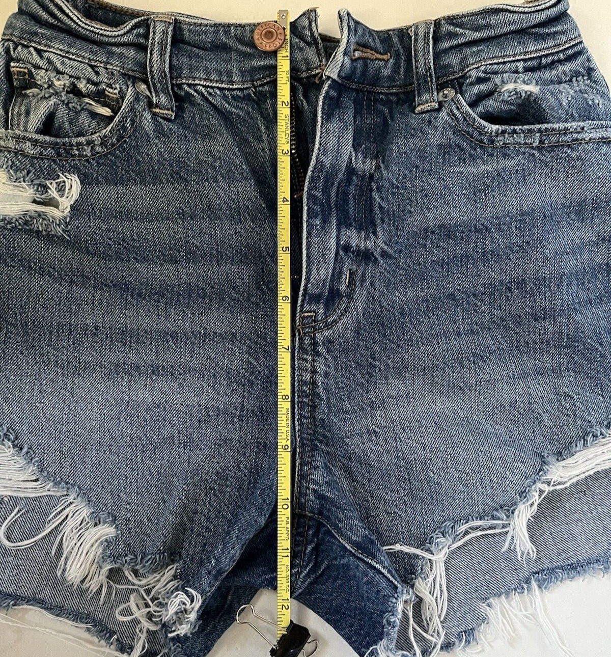 American Eagle Highest Rise Mom Short Size 000 Comfort Stretch Waistband