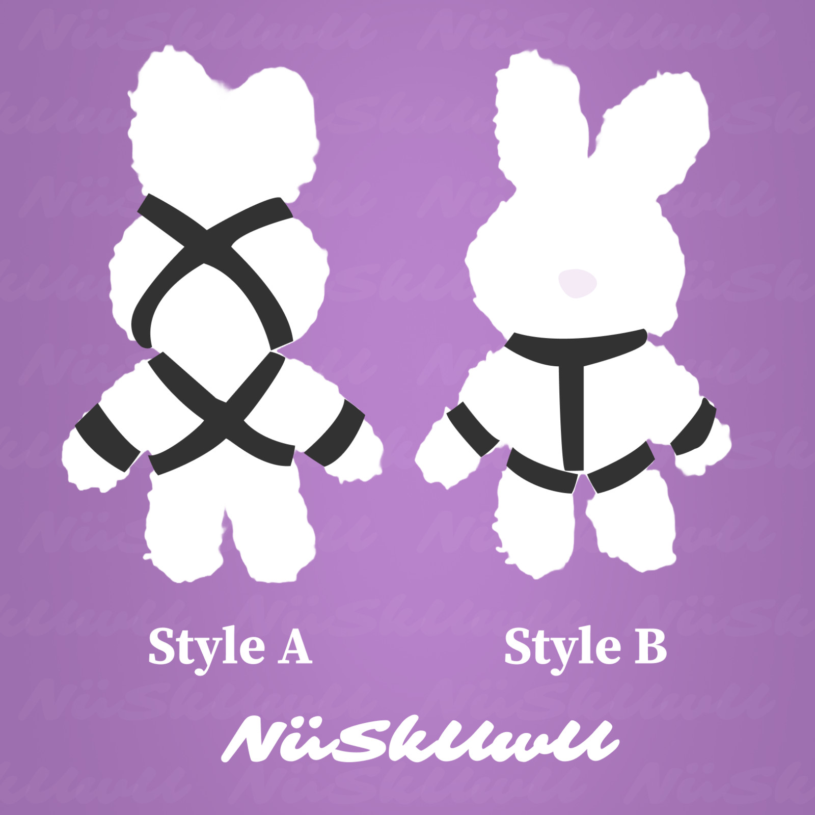 NuskUwU ･ Harness Plush Bunny ❥