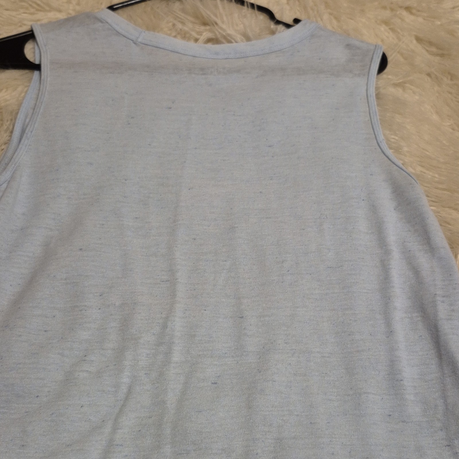 Old Navy Women’s Blue Cotton Knit Crew Neck Sleeveless Tank Top Size M