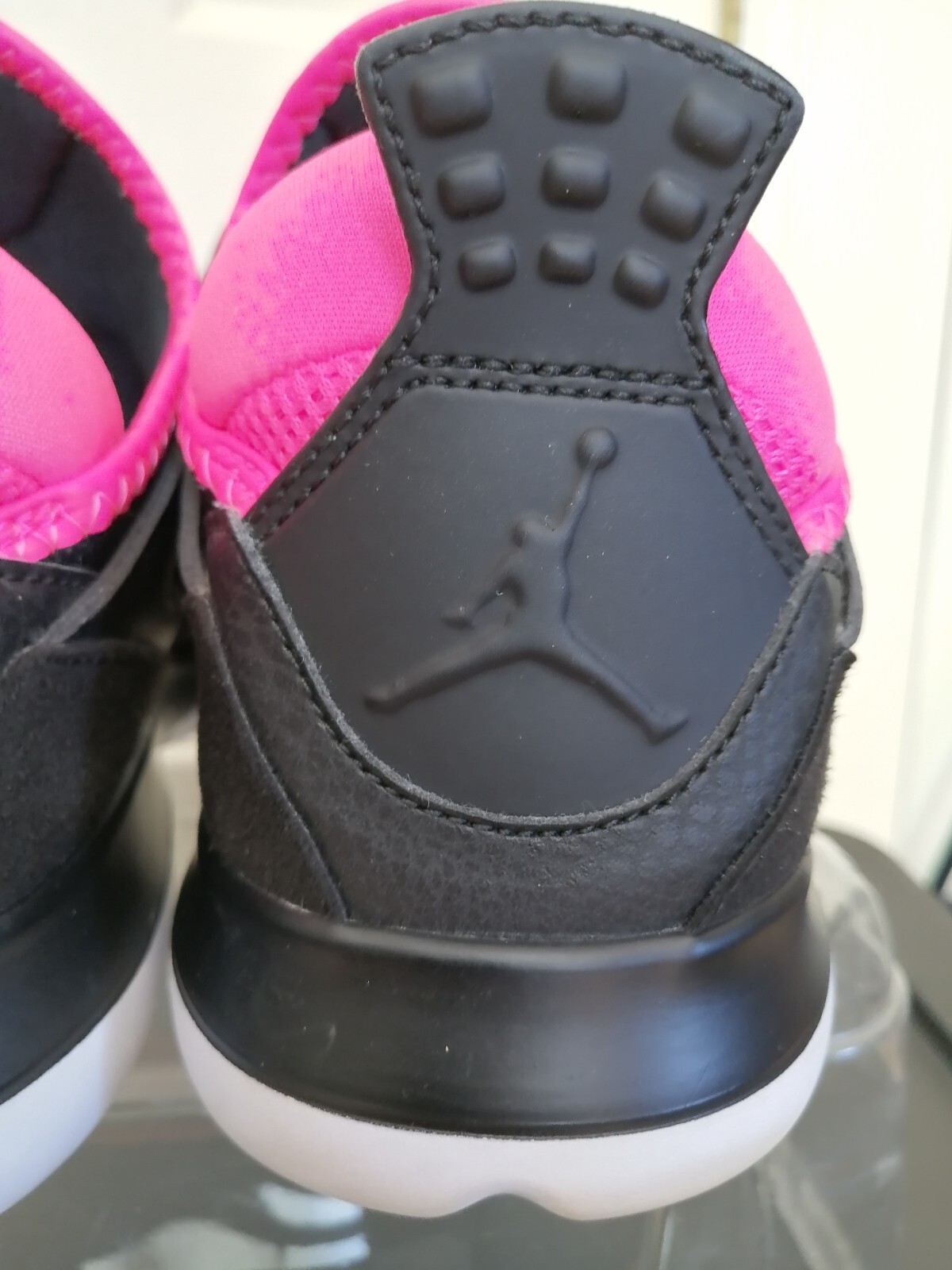 Nike Jordan Fly 89 AA4040-009 Youth 8.5Y Womens 10 Size Chart Black/Pink Sneaker