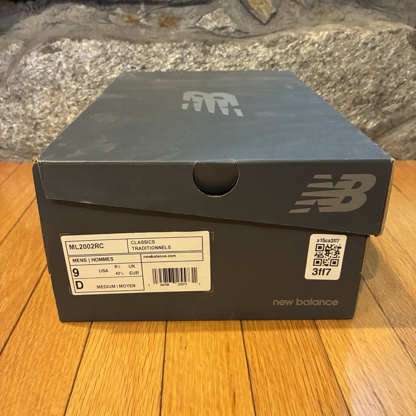NEW BALANCE 2002R MARBLE HEAD LIGHT ALUMINUM MEN SNEAKERS GREY WHITE SHOES SZ 9
