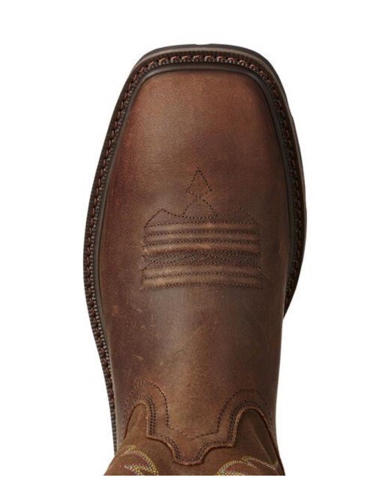 Ariat Men’s Groundbreaker Square Soft Toe Western Work Boot, Brien Sz 9 NIB