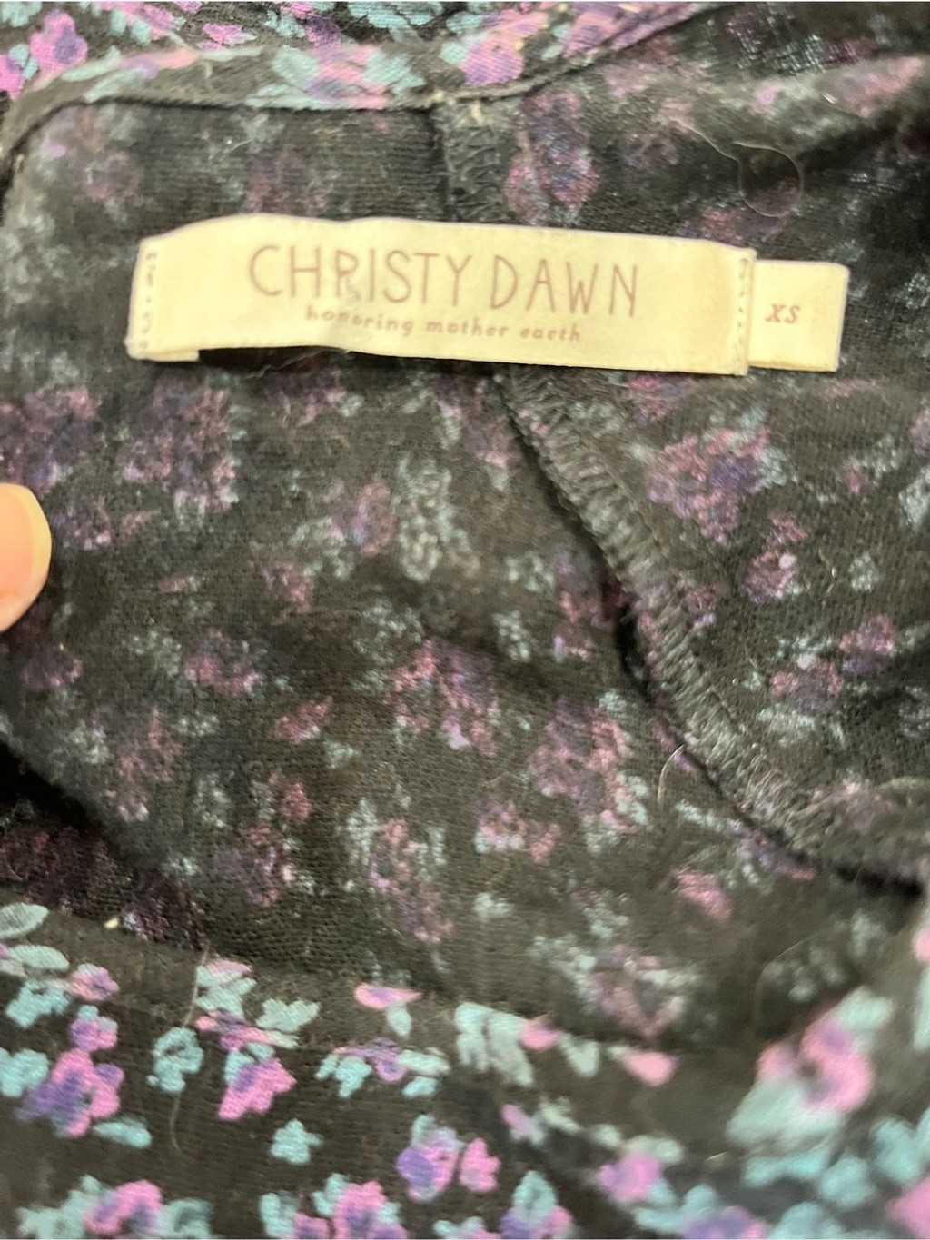 Christy Dawn Theo Dress in Amethyst Calico