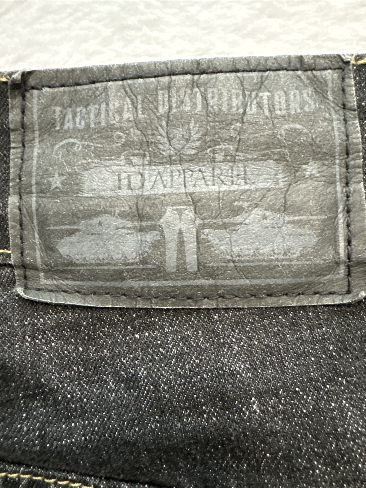 TD Tactical Distributors 38×34 Jeans BLACK “Legend” Men Straight Denim EXCELLENT