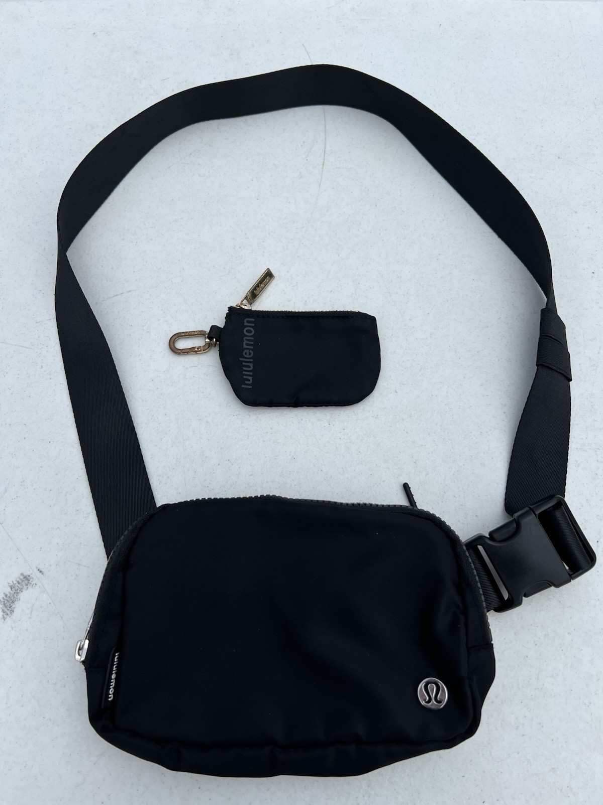 Lululemon Everywhere Belt Bag + Coin Pouch Black Crossbody