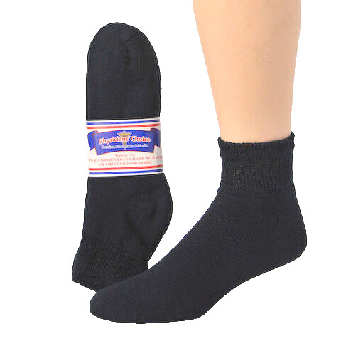 12 Pairs Womens Physicians Choice VENTILATED Diabetic Ankle Socks VARIETY Pack