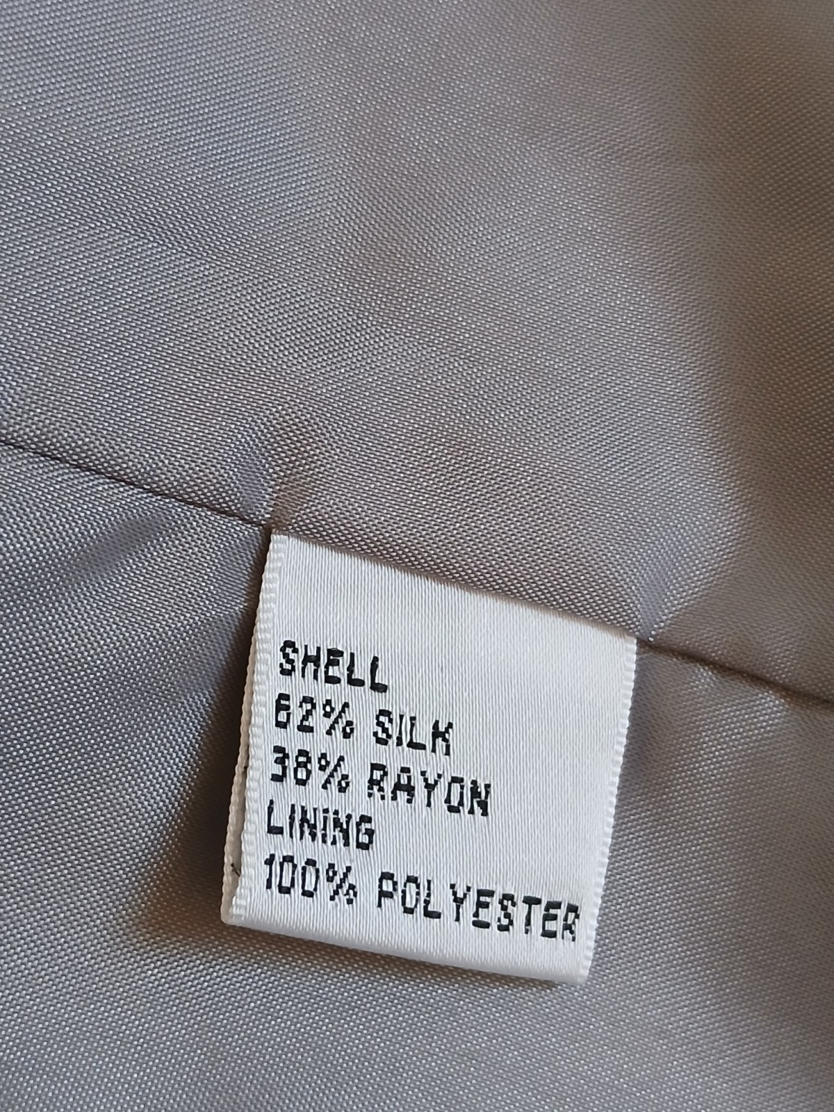 Talbots Women’s Blazer Silk Blend Grey Size 8 Office Career Professional