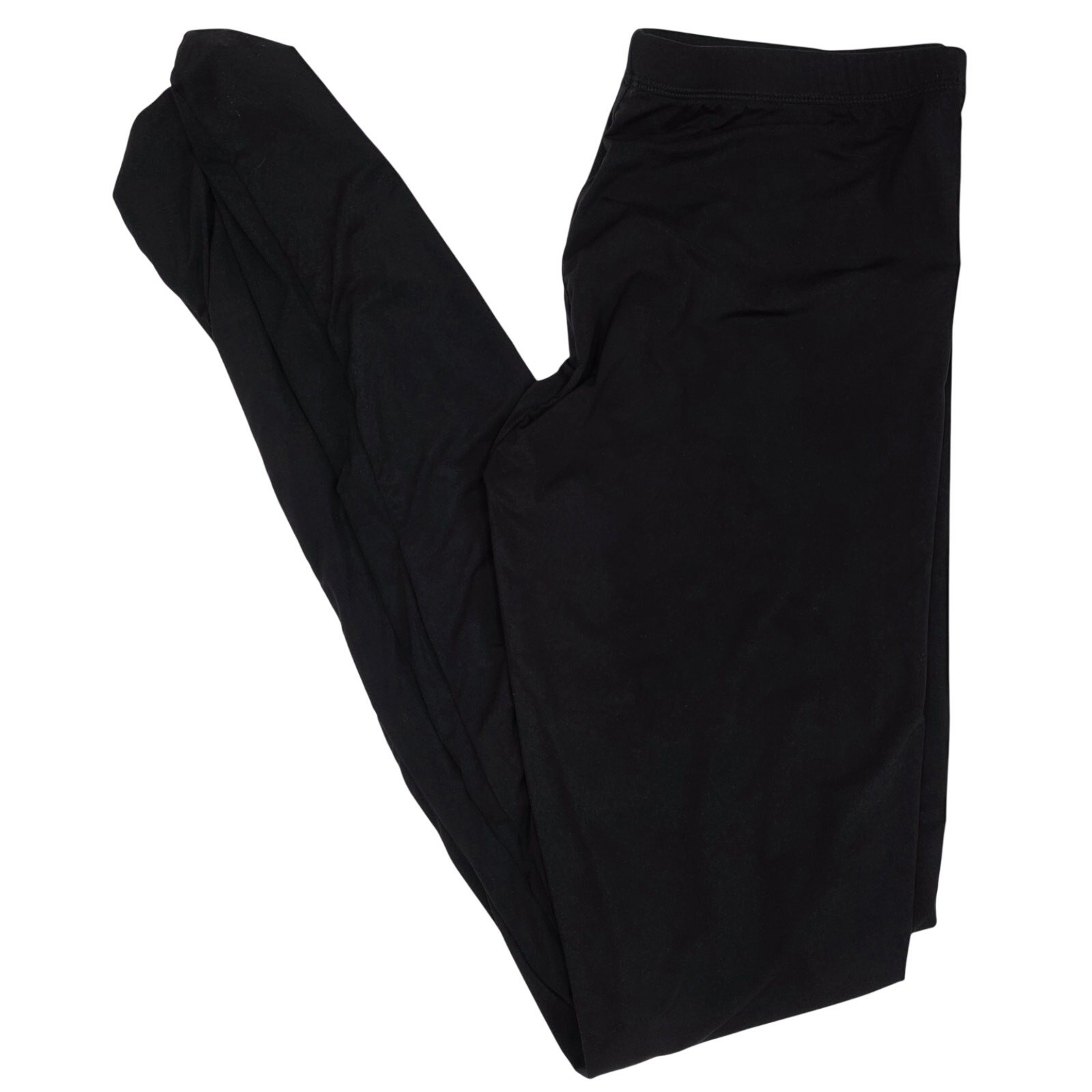Naked Wardrobe Size L Black Footed Leggings