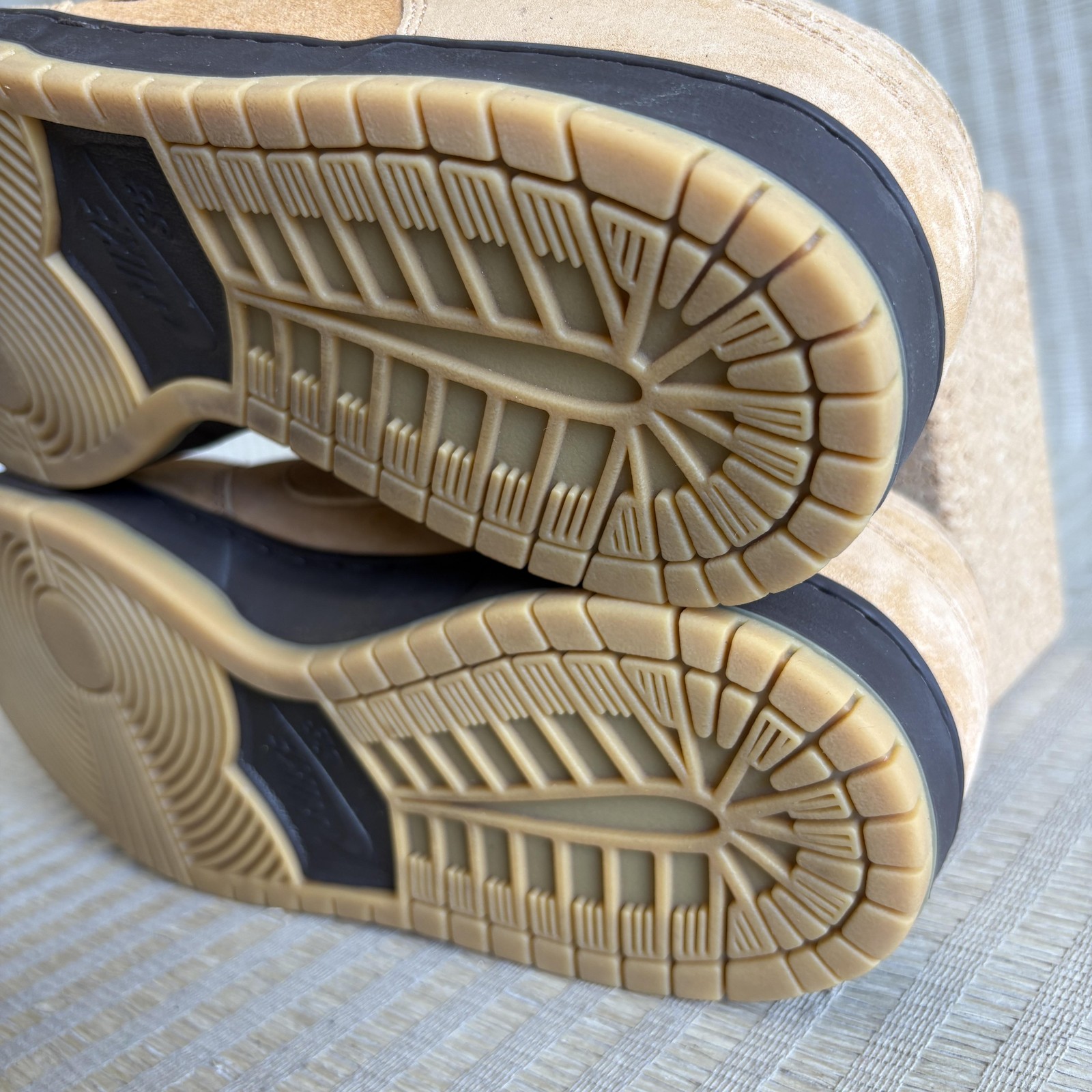 Nike SB Dunk Low Pro Wheat Mocha Shoes Mens 12 Brown Suede Sneakers BQ6817-204