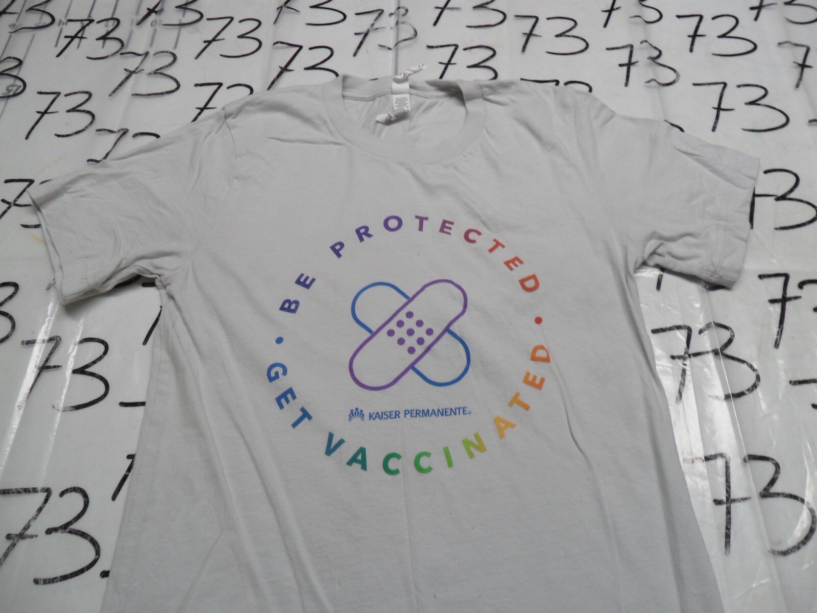 XS Kaiser Permanente Be Protected Get Vaccinated Shirt