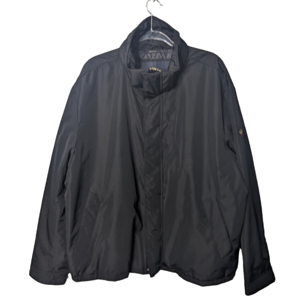 Paul & Shark Yachting Black Puffer Windbreaker Men’s EMW Protection Size 2XL