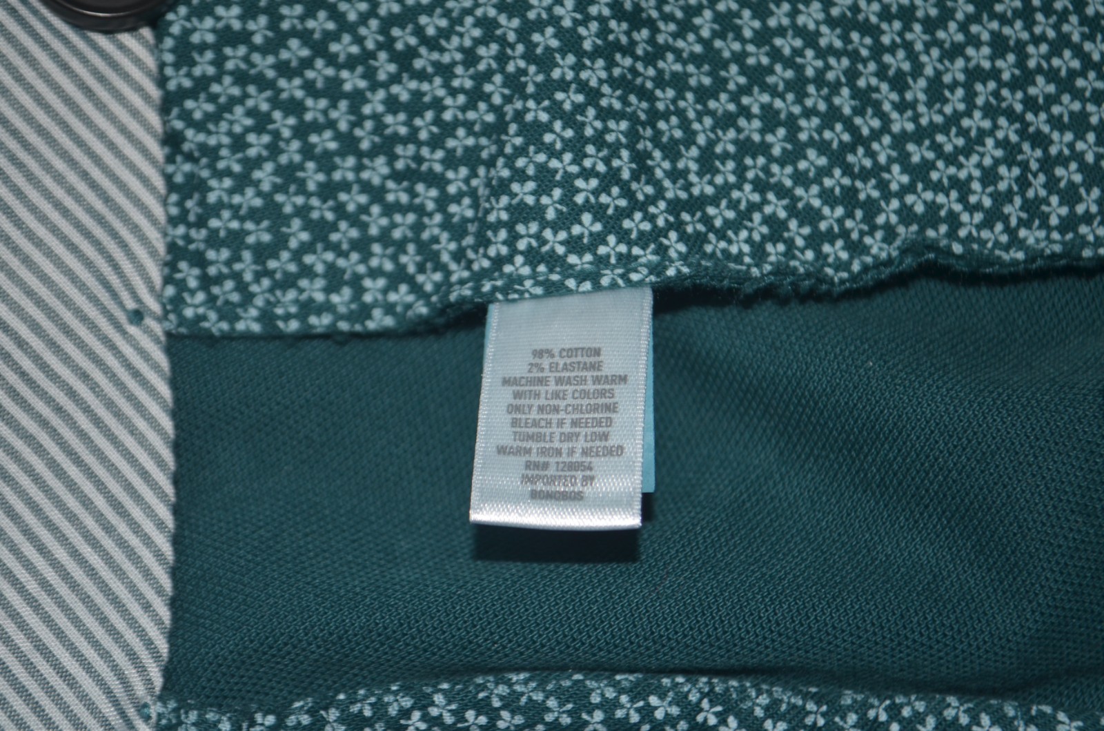 BONOBOS Slim Fit Stretch Cotton Canvas Green Flat Front Chino Pants 32 x 32