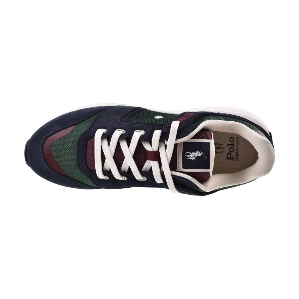 Polo Ralph Lauren Train 89 Suede Men’s Shoes Navy Collegiate Colorblock