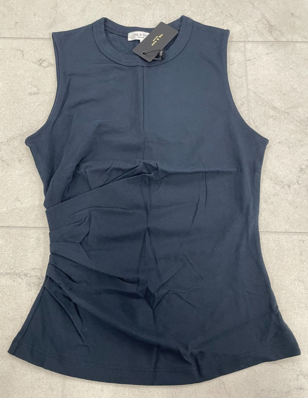 NWT $158 Rag & Bone Mica Jersey Wrap Tank In Salute Size: Medium