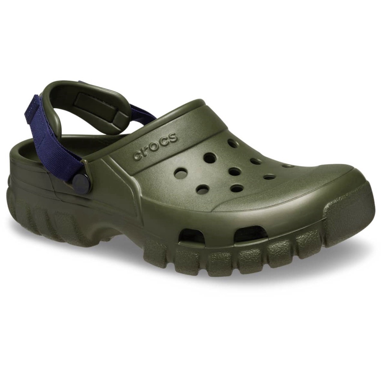 Crocs Offroad Sport Clog Waterproof Adjustable Heel Strap Army Green Men’s 9