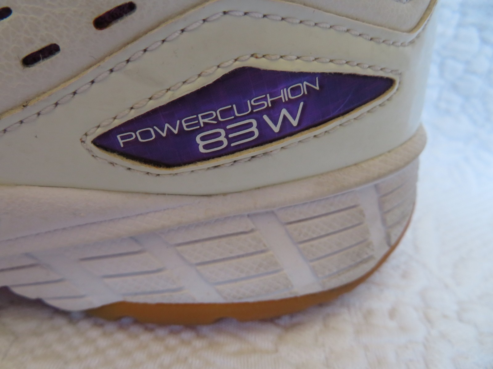 MEN’S YONEX SHB-83WEX EXTRA WIDE PURPLE/WHITE BADMINTON SHOES, SZ 11