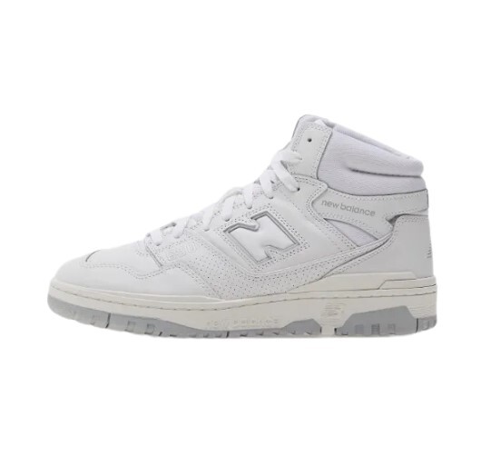 GENUINE NEW BALANCE 650R SIZES 7 TO 13 MENS TRIPLE WHITE OR BLACK RED SNEAKER