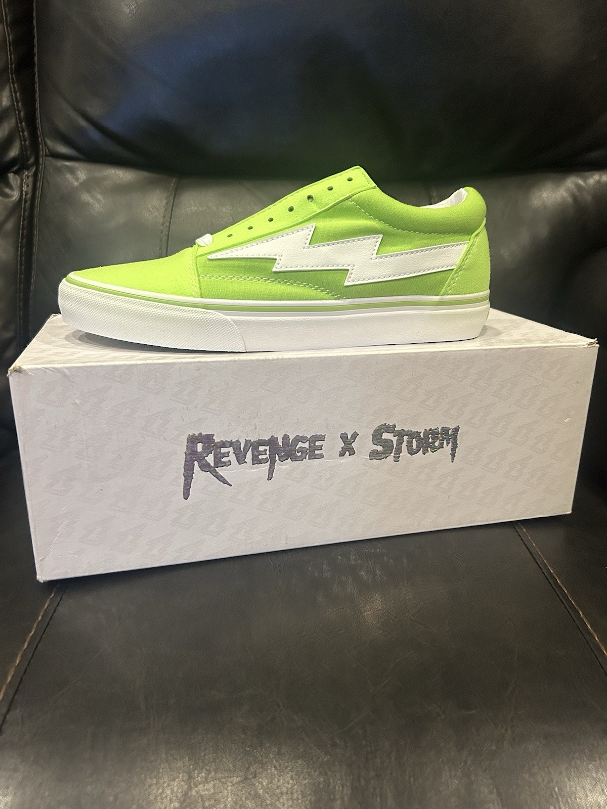 Revenge X Storm LA Exclusive Bolt Green New W/Box Mens Size 8