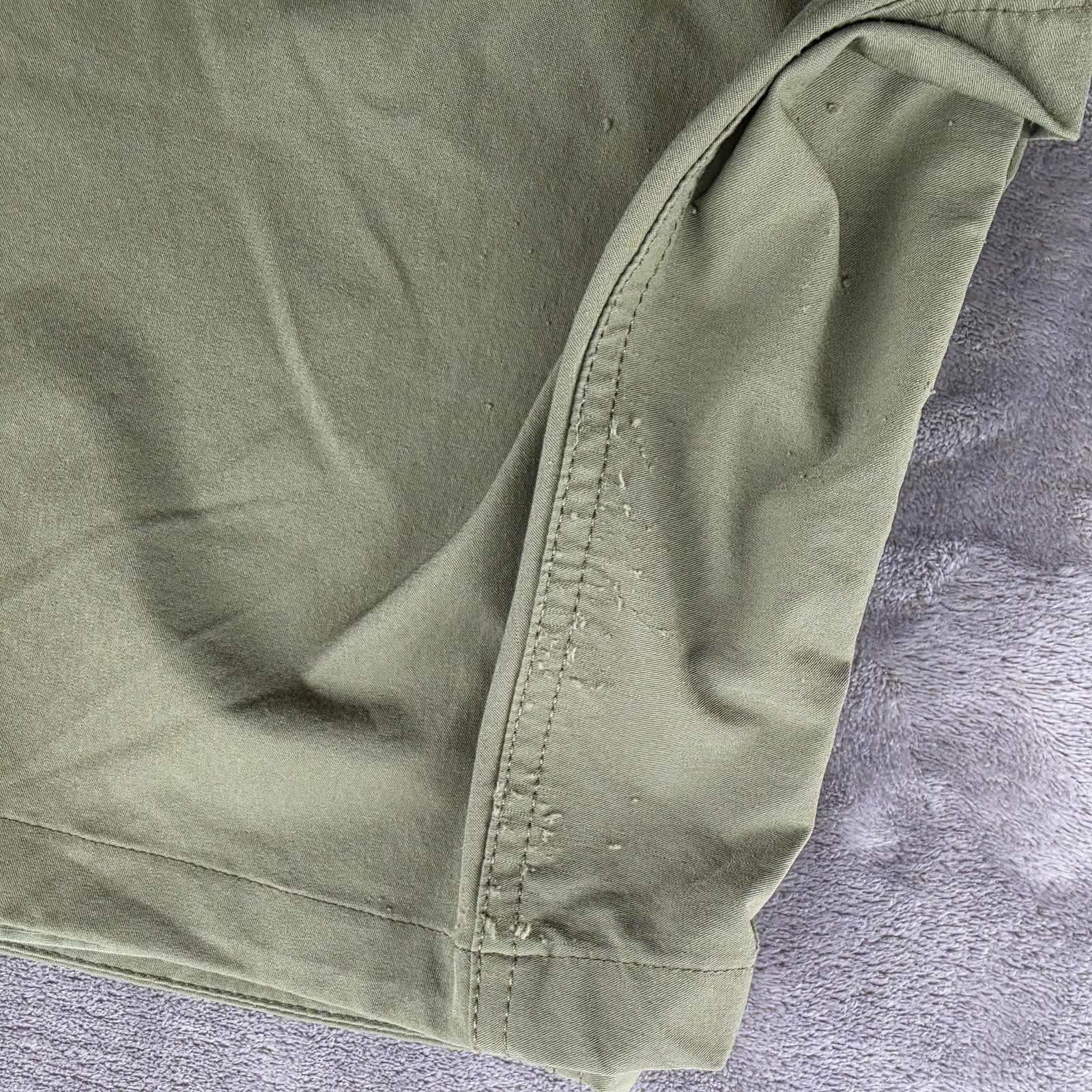 Fjallraven Specialized Shorts Mens 37 Green Cargo G-1000 Outdoor Hiking