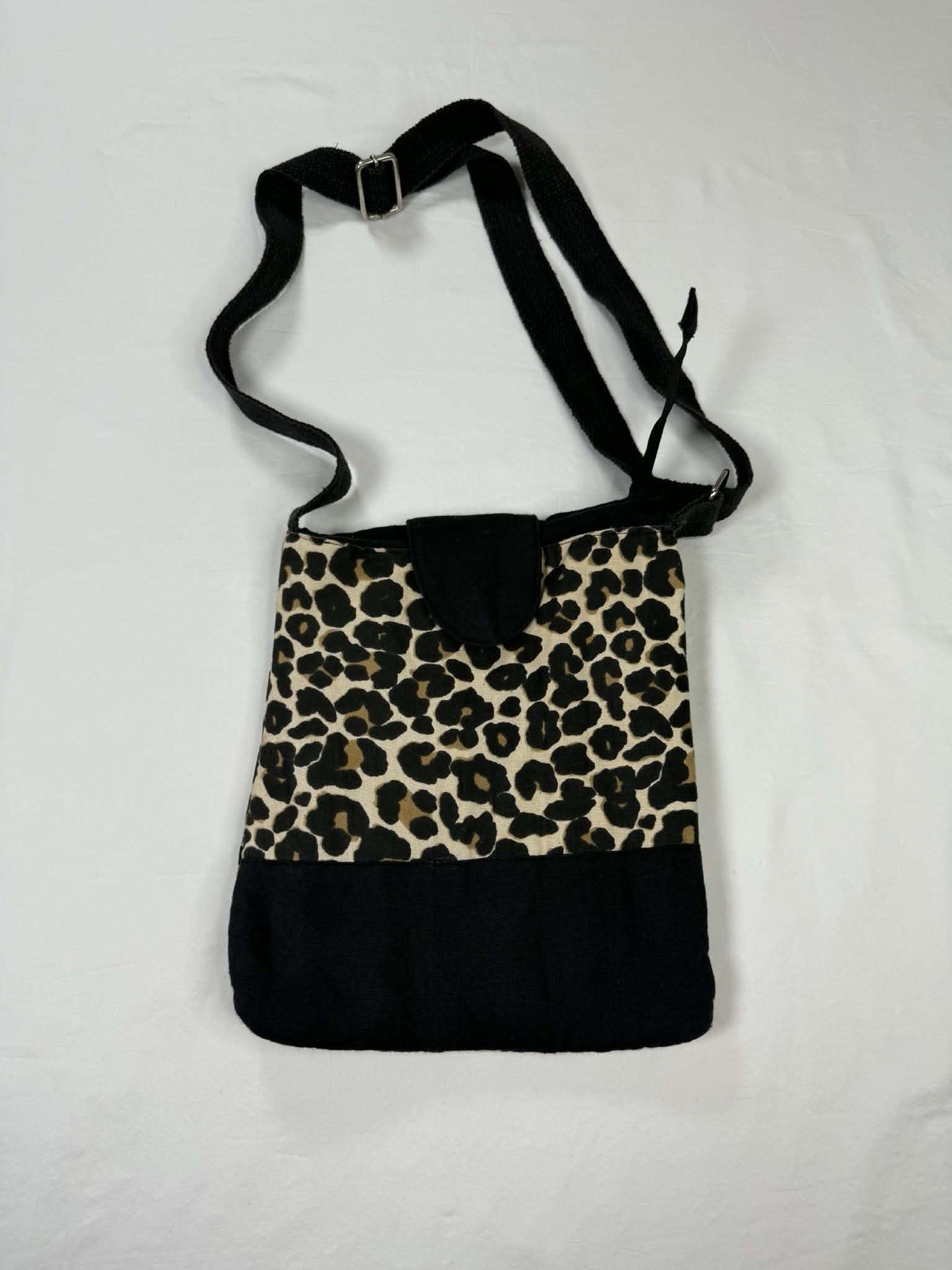 Cheetah Leopard Print Crossbody Bag Purse The Royal Standard Collection Cotton