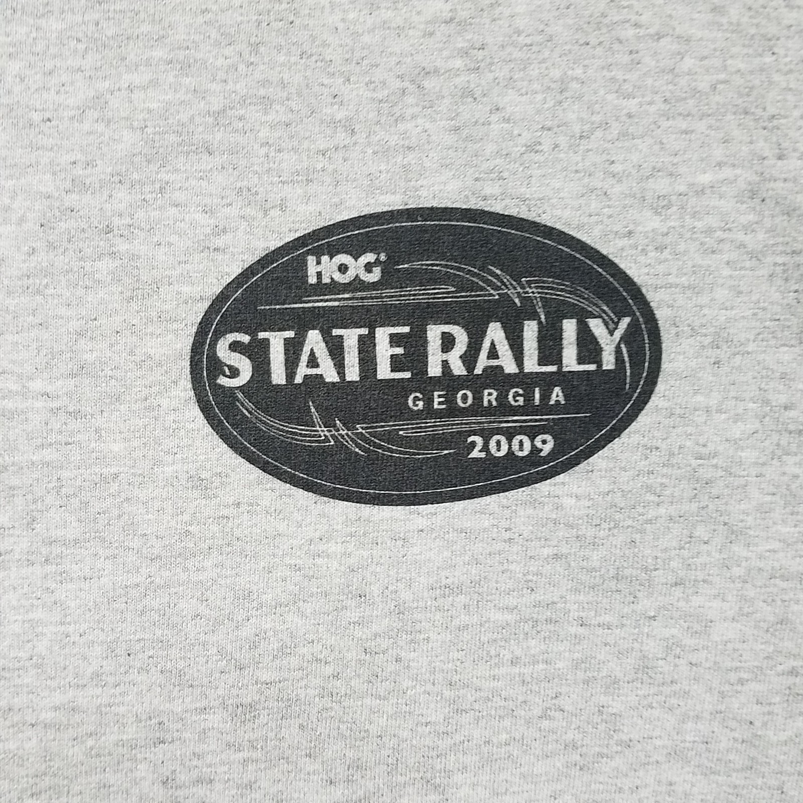 Helen Georgia HOG 2009 State Rally Motorcycle Biker Graphic T Shirt Size L