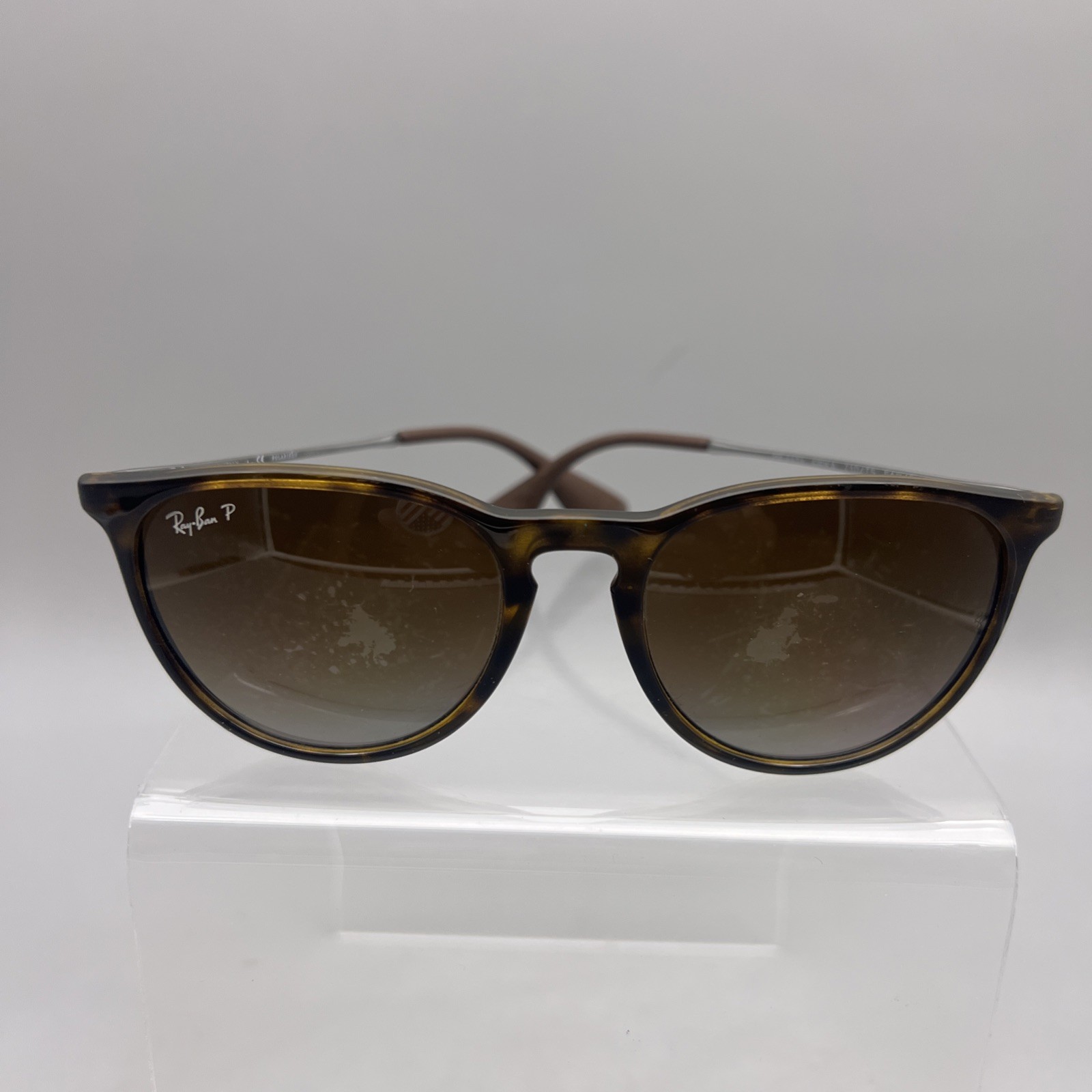 Ray Ban Erika RB 4171 710/T5 54▫️18 145 3P Italy Brown Tortoise Frames READ I10