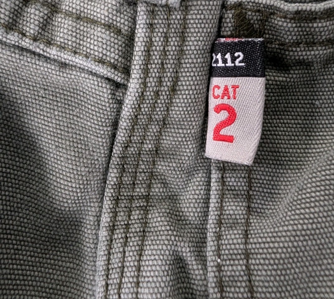 Carhartt FR Work Jeans CAT 2 Size 42×30 Green Original Fit Straight Leg Pants