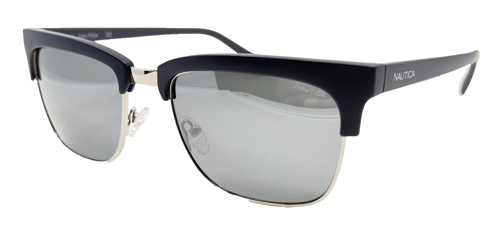NAUTICA – N3631SP 420 55/19/145 – BLUE SILVER NEW Authentic POLARIZED SUNGLASSES