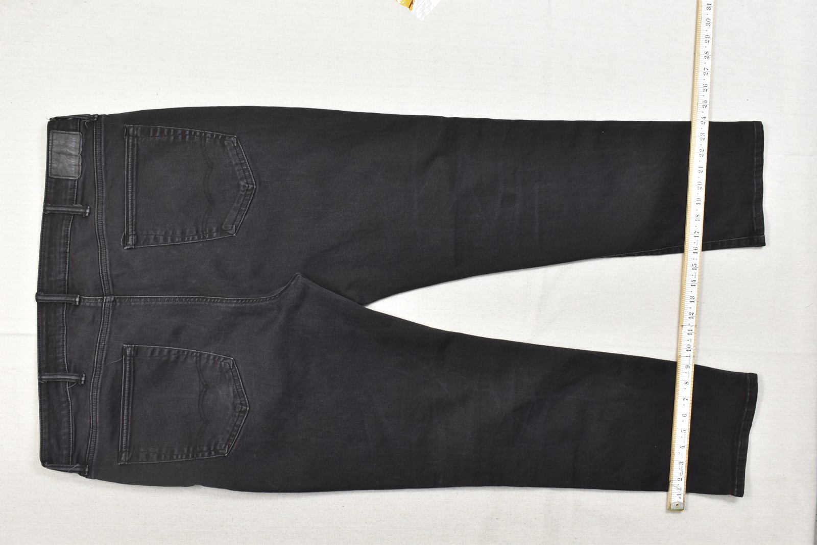 American Eagle Men’s Airflex+ Slim Straight Leg Black Jeans 40×32 Cotton