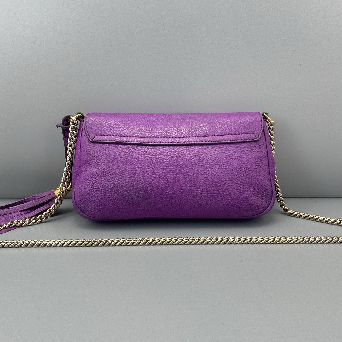 Gucci Pre-Owned Authentic Crossbody Bag Purple 25*15*5cm Free Tracked Shipping