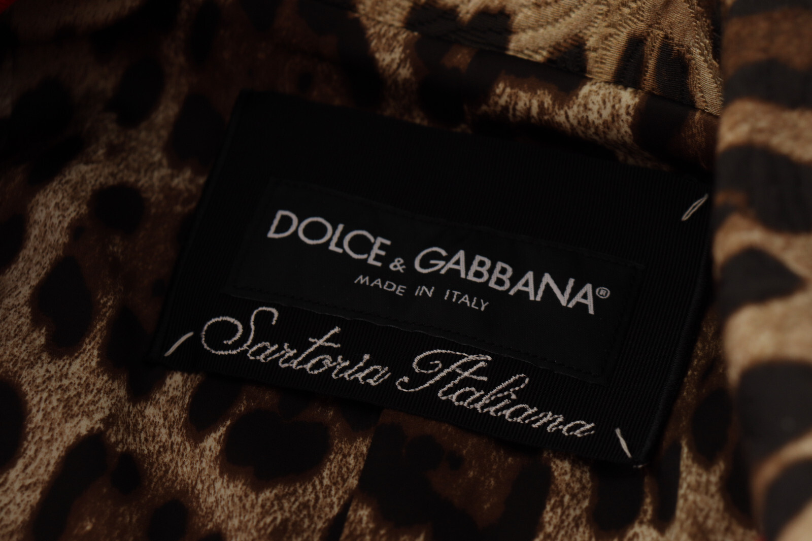 DOLCE & GABBANA Jacket Red Leopard Wool Trenchcoat IT36 / US2 / 2XS RRP $4500
