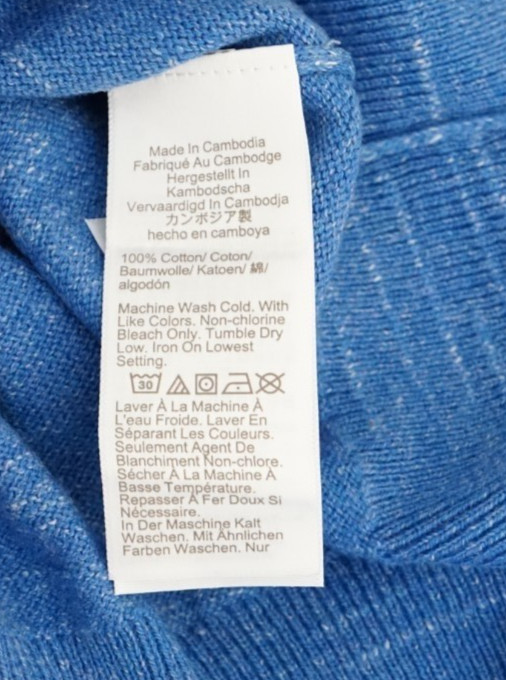 NWT J.Crew Ragland Half-Zip Sweater Men XL Blue Cotton Mock Neck Casual
