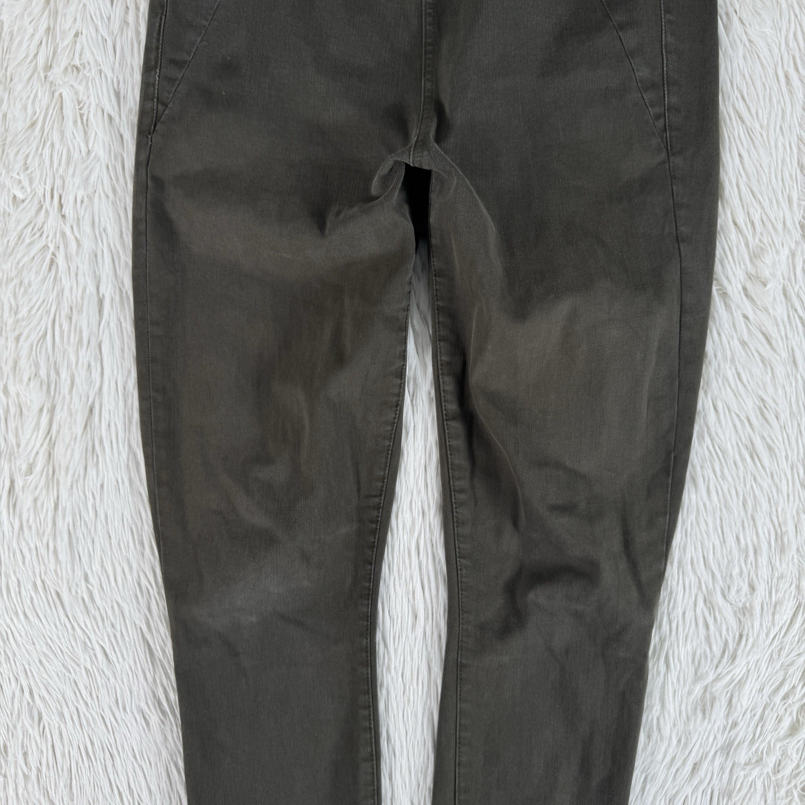 Gap 1969 Olive Green Resolution High-Rise Pull-On Legging Denim Jeans Women’s 30