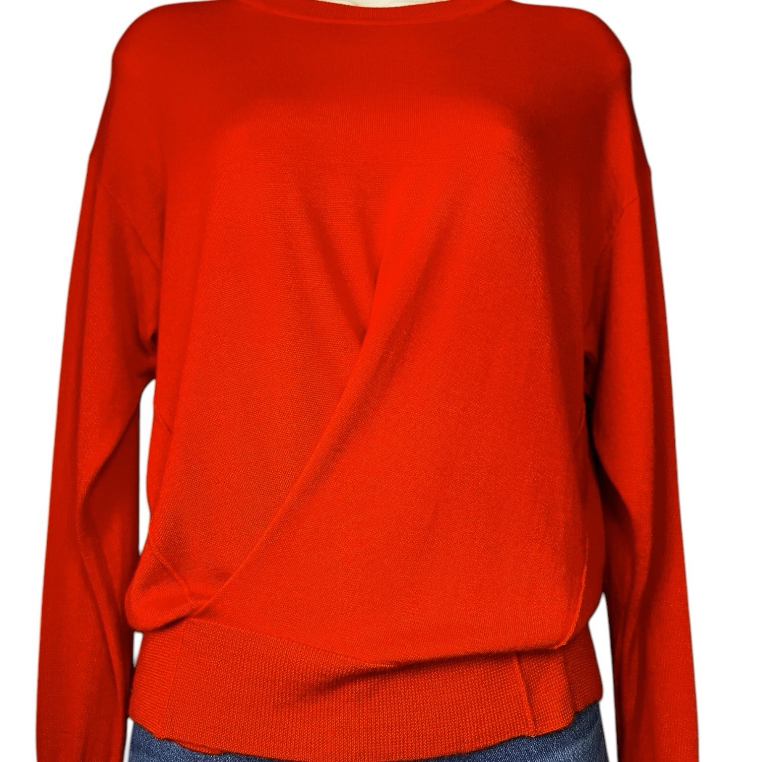 Isabel Marant Cashmere Silk Knit Jumper – Faux Wrap Sweater, FR36