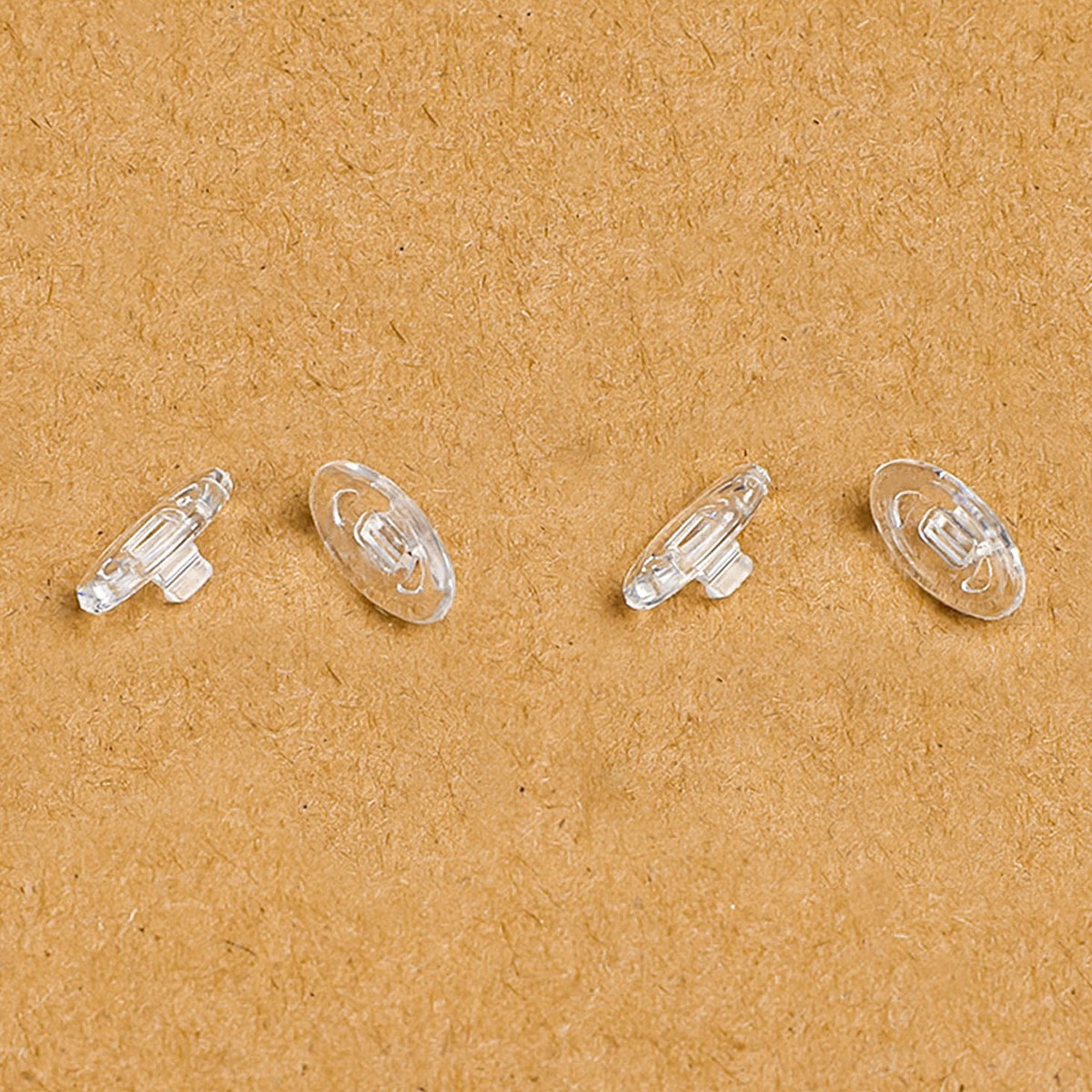 4 Pairs Clear Replacement Nose Pads Piece for Oakley Steakhouse 1.0 OX3126 Frame