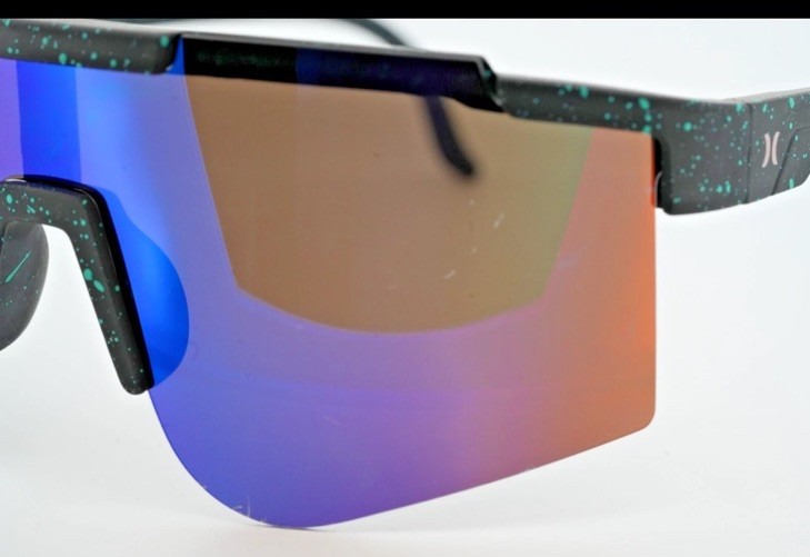 Hurley Fly-Up Semi-Rim Polarized 100% UV Protection Road Bike Sports Sunglasses