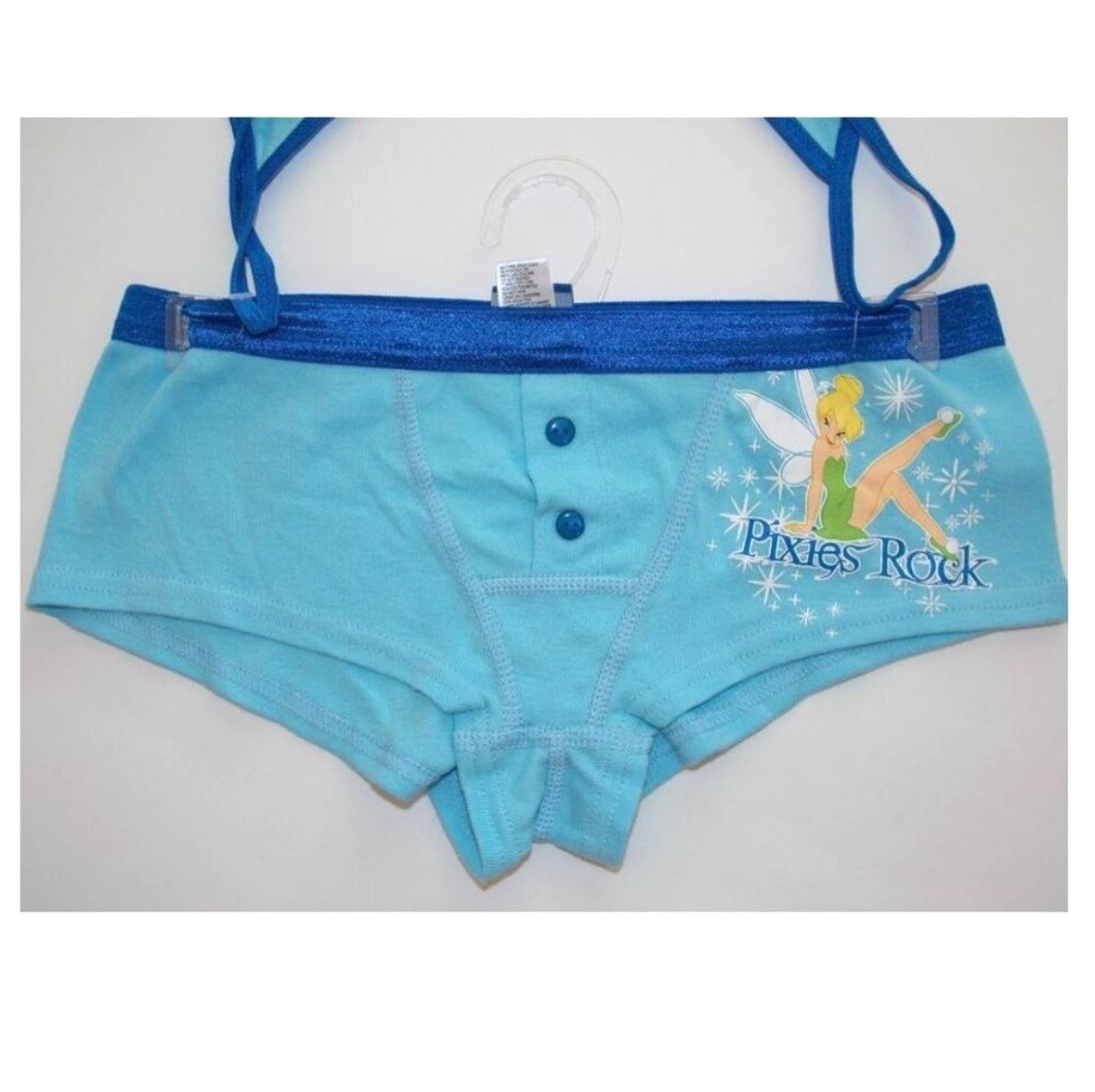 NWT Disney Tinker Bell Cami and Shorts 100% cotton Sleep SET. S, M