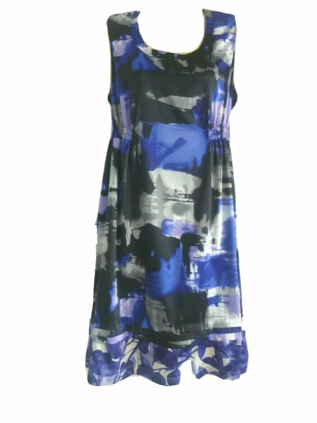 SIMPLY VERA VERA WANG Empire Waist Dress Sleeveless Purple Blue Size 4
