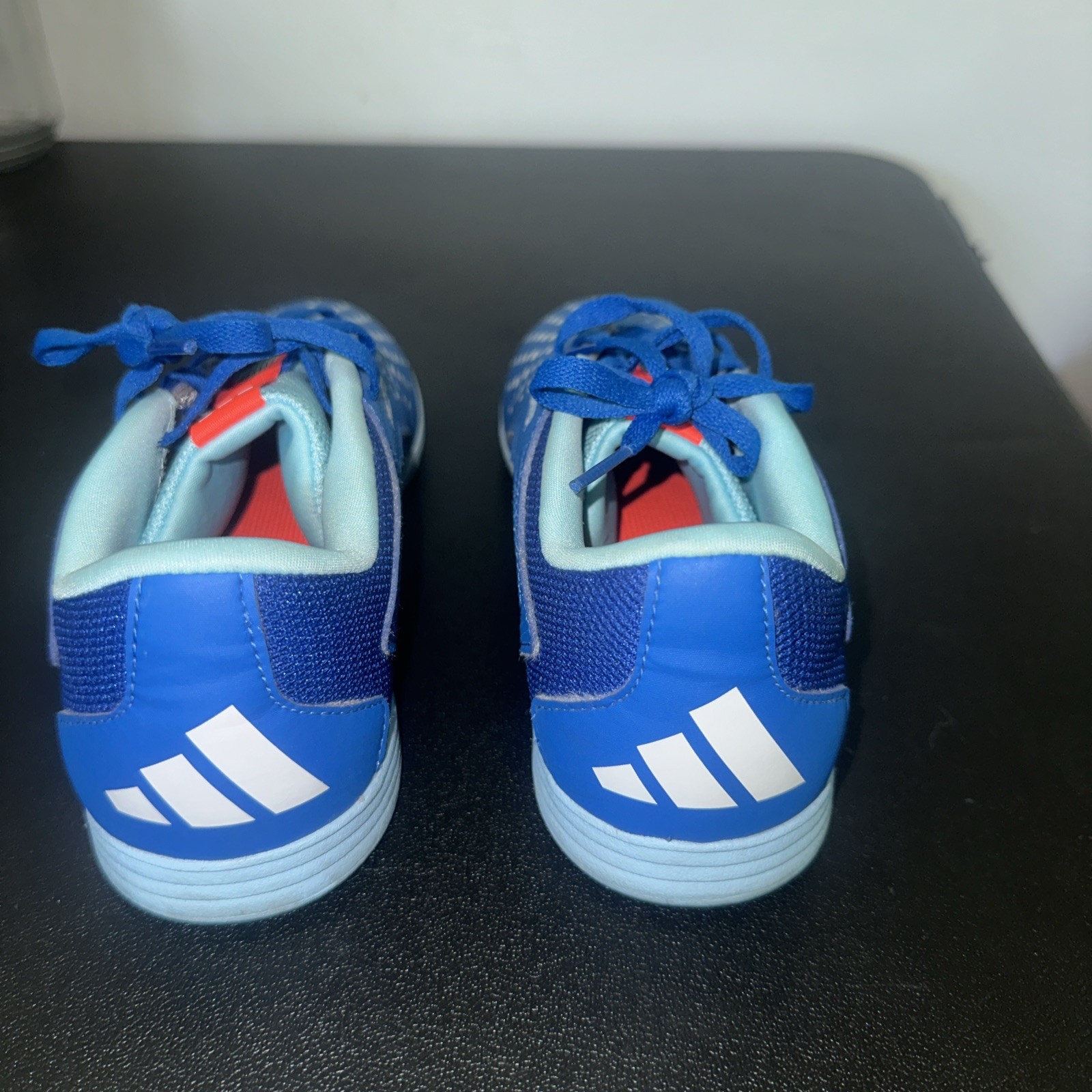 adidas Predator Club IN Indoor Soccer Shoes Kids US 3.5 Blue White Futsal