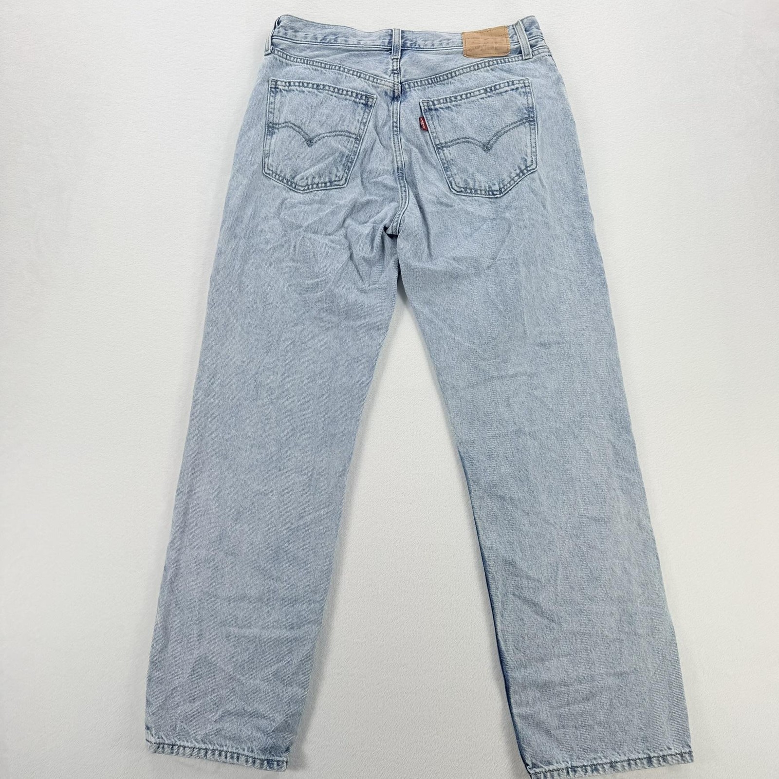 Levi’s Low Pro Straight Jeans Womens 28 Blue Light Wash Denim Low Rise Relaxed