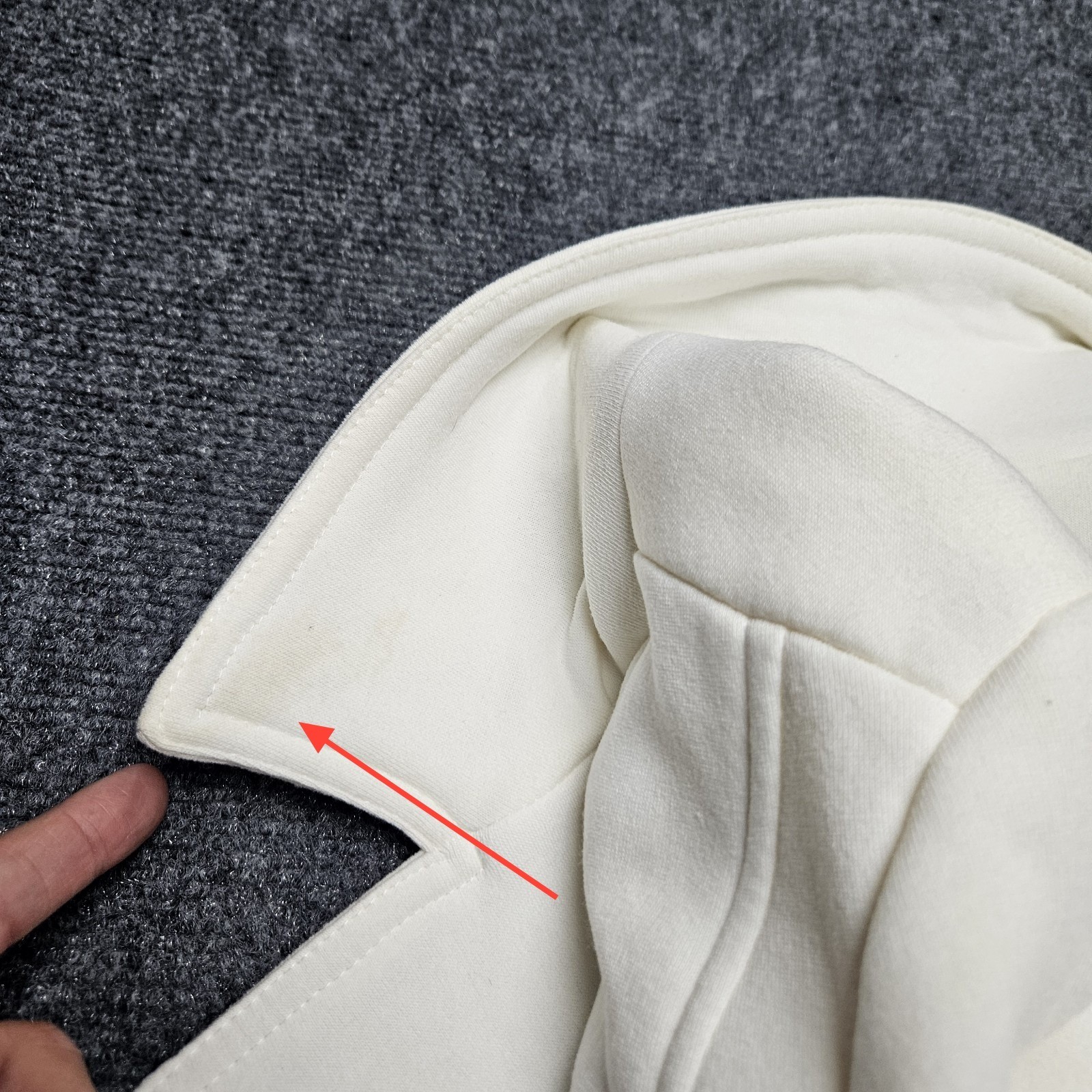 J2 Jou Jou Double Breasted Peacoat Small Beige Cream Belted Pockets Coat Jacket