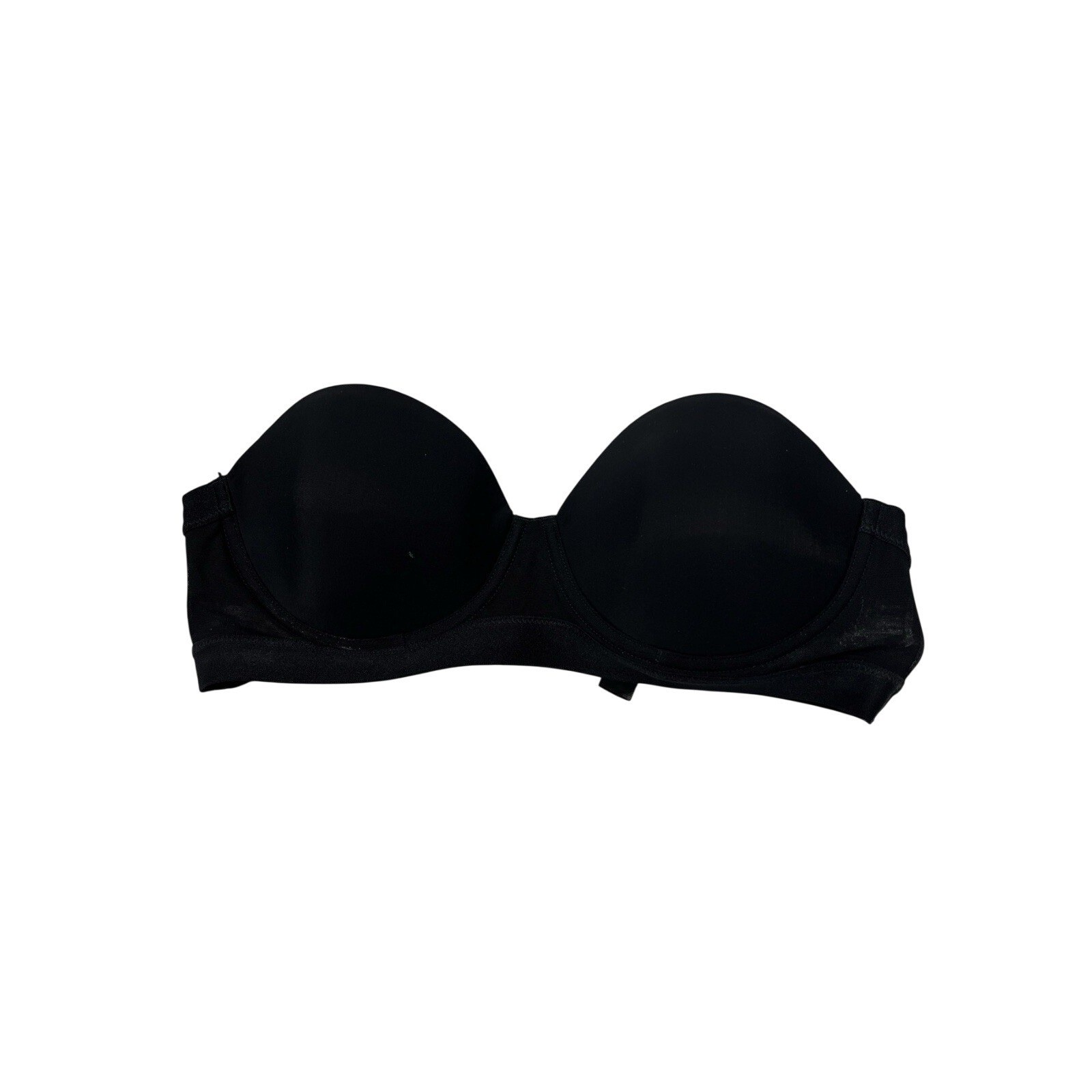 Pepper Strpaless Bra Black Size 38B Underwire Padded No Straps Classic