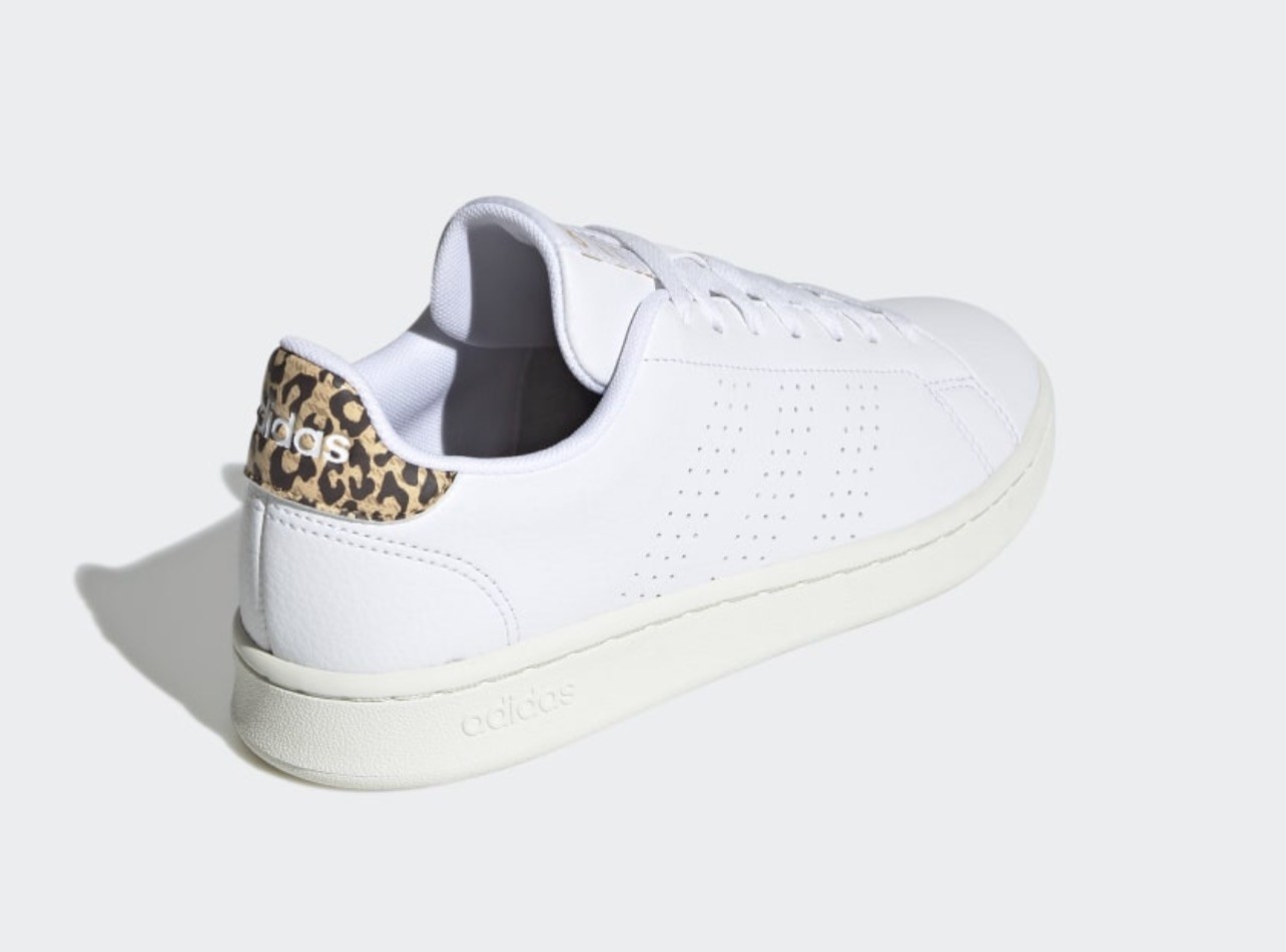 New Adidas Advantage White Leopard W Size 8.5