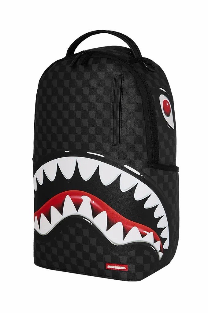 SPRAYGROUND LIMITED EDITION BACKPACK SIP BALLOON BLACK GREY SHARK RED DLXSV NEW