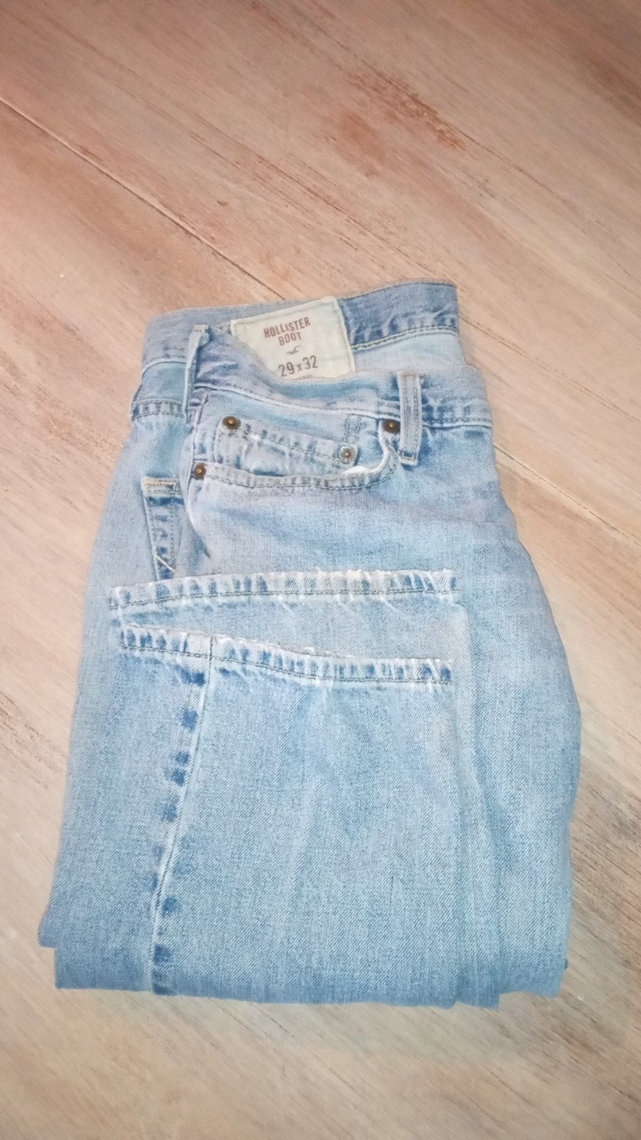 Men’s 29×32 Hollister Bootcut Light Blue Denim Jeans