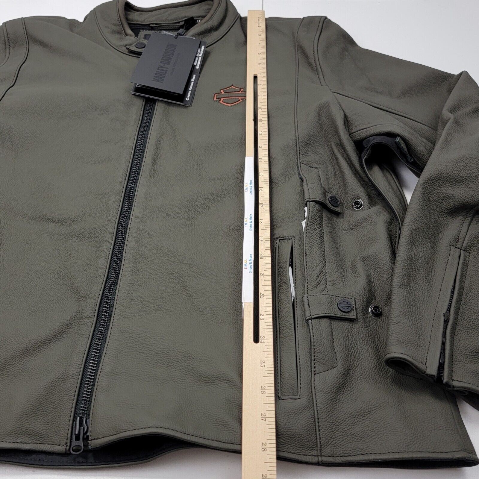 Harley-Davidson® Paradigm Triple Vent System 2.0 Men Leather Jacket Sz 2XL 98003