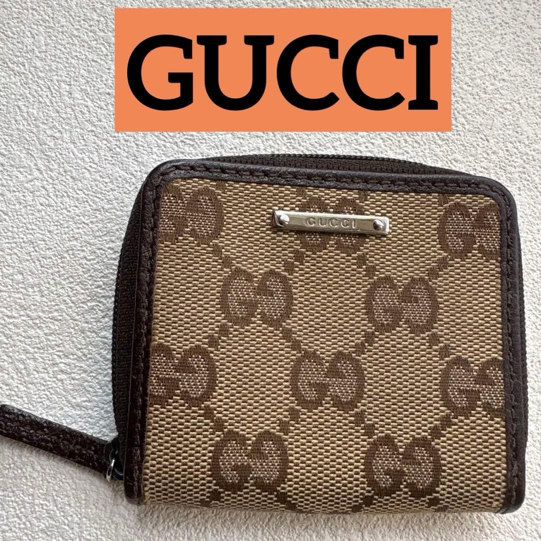 GUCCI wallet Gucci coin case 115255 GG pattern coin purse